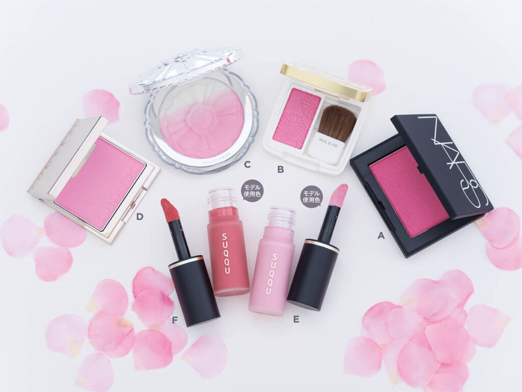 花びらピンクチーク