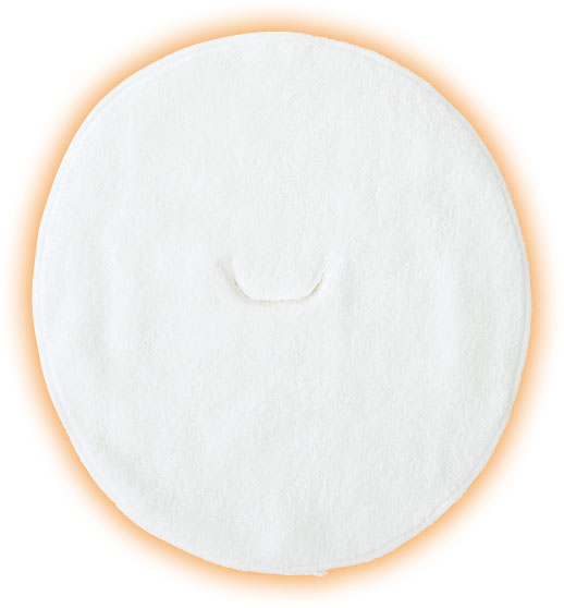 オーガニックコットン フェイスマスクタオル